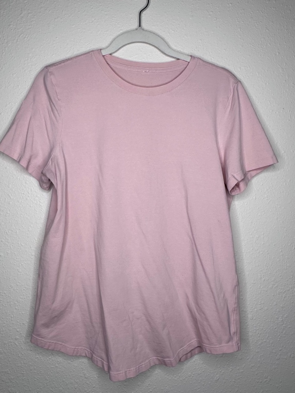 Lululemon Love Crew Short Sleeve T-Shirt, Pink Mist, Size 8